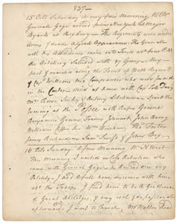 John Rowe diary 6, 15-16 October 1768, page 837 