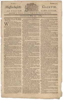 The Massachusetts Gazette and Boston News-Letter 