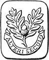 John Quincy Adams acorn and oak leaf seal 