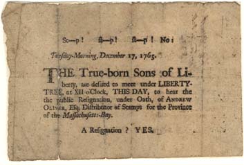 St-p! St-p! St-p! No: Tuesday-Morning, December 17, 1765 Broadside