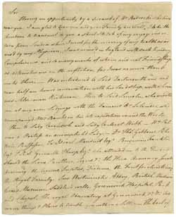 Letter from Phillis Wheatley to David Wooster, 18 October 1773 