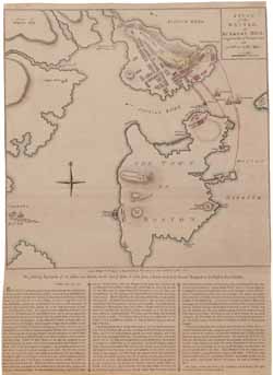 A Plan of the Battle, on Bunkers Hill Map