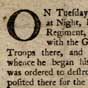 Broadside, A Circumstantial Account of an Attack that Happened on the 19th of April 1775, on His Majesty's Troops