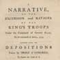 Pamphlet, A Narrative of the Excursion and Ravages of the King's Troops, May 22, 1775, (Worcester, 1775)