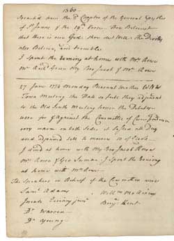 John Rowe diary 10, 27-28 June 1774, pages 1860-1863 