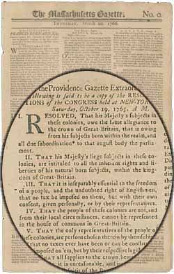 From the Providence Gazette Extraordinary. The following is said to be a copy of the Resolutions of the Congress held at New-York ... 