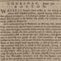 Newspaper article, Massachusetts Spy, 30 June 1774