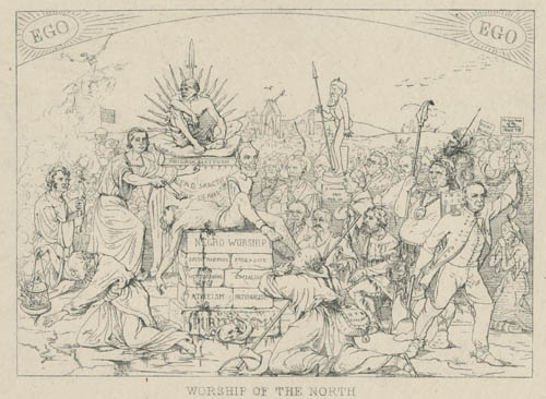 Worship of the North Lithographic facsimile of etching